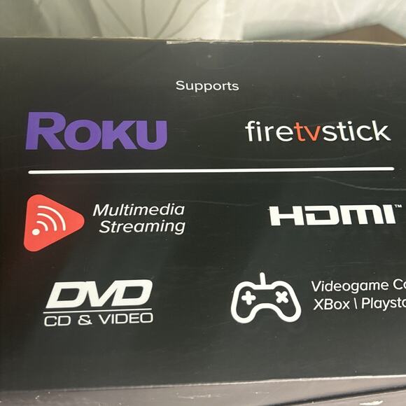 Altec Lansing 7" TV Streaming Boombox DVD CD Bluetooth HDMI Roku Fire TV New Box - Picture 5 of 5